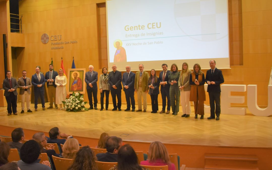 CEU Andalucía celebra la XXVI Noche de San Pablo y premia la excelencia de su comunidad educativa
