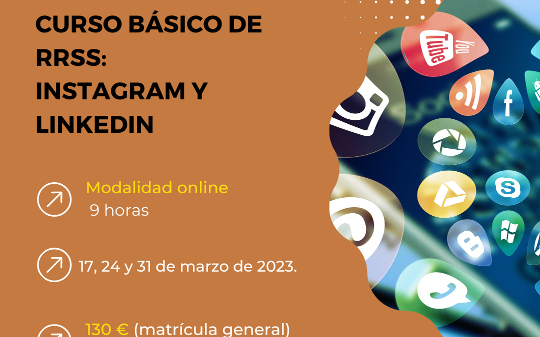 Abierta la inscripción al curso básico de RRSS: Instagram y Linkedin de Fundación Fidas