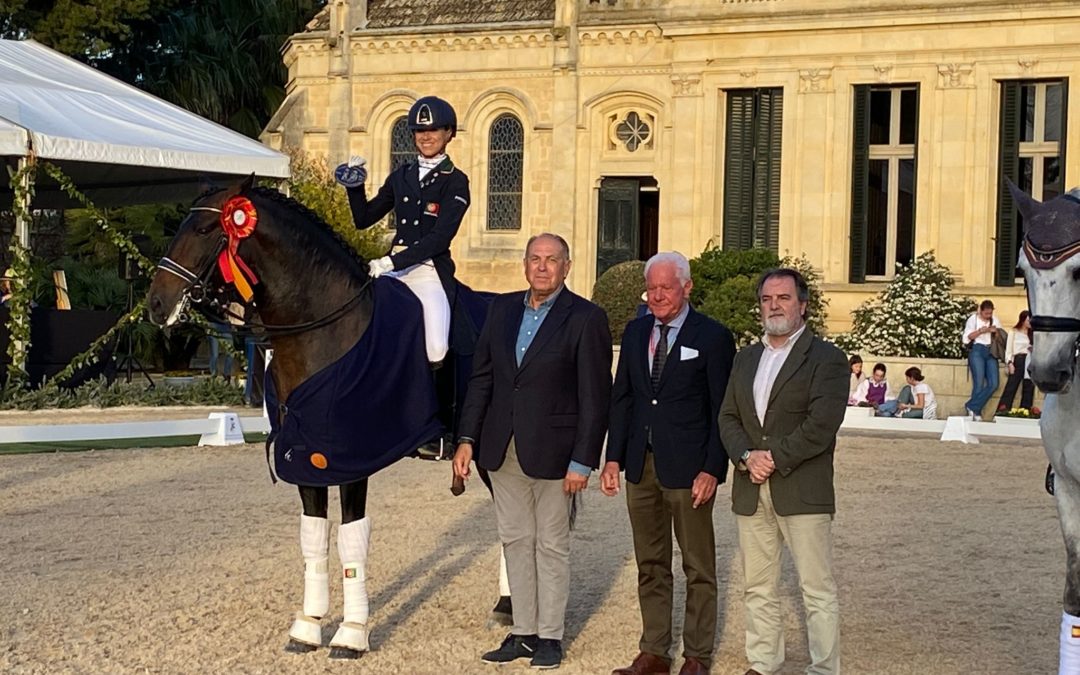 Maria Caetano, Alisa Glinka y Claudio Castilla repiten podio en el Grand Prix Freestyle