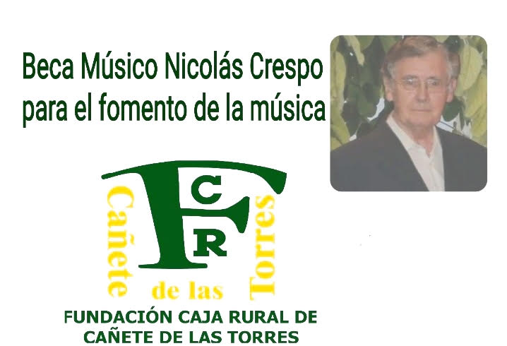 Convocada Beca Músico Nicolás Crespo para el fomento de la música