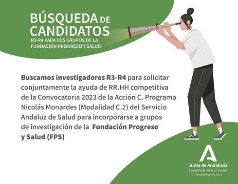 OE4/2023.- Búsqueda de candidatos R3-R4 para los grupos de la fundación progreso y salud.