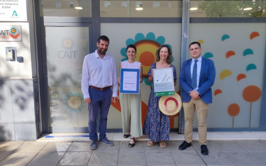 El centro de atención temprana SCENA de Autismo Sevilla consigue la certificación de la Agencia de Calidad Sanitaria de Andalucía
