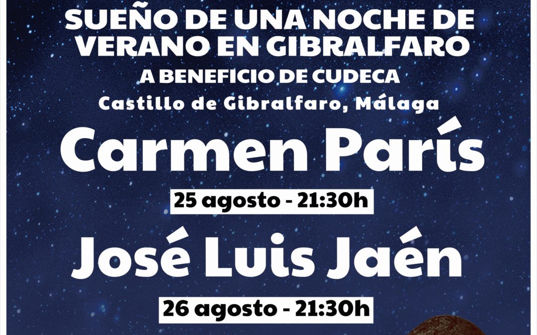 Sueño de una noche de verano en Gibralfaro a beneficio de Cudeca