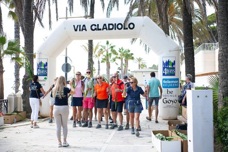 La XXII edición de Marbella 4 Días Caminando presenta incluye la Marcha Verde por Cudeca el sábado, 7 de octubre