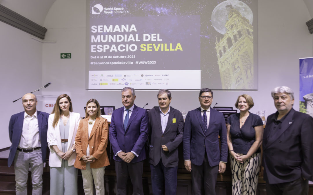 El alcalde de Sevilla inaugura la Semana Mundial del Espacio para acercar el sector a los ciudadanos