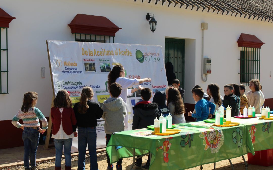 Planeta Olivo reanuda su actividad para acercar la cultura  aceitera a los escolares en el curso 2023-2024