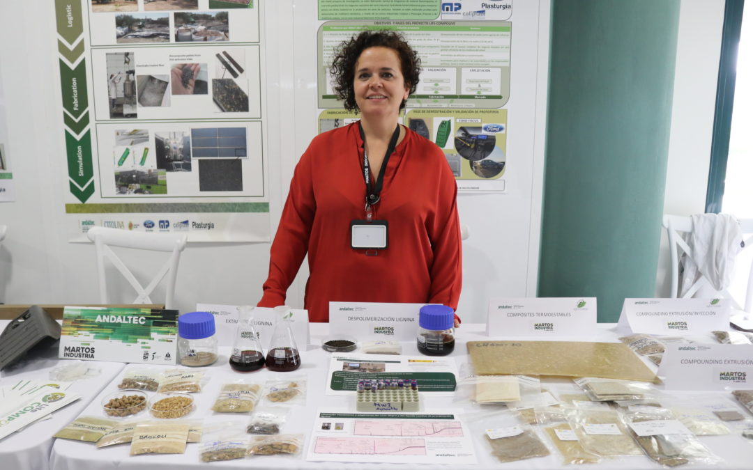 Andaltec desarrolla materiales sostenibles para la automoción, packaging o construcción, a partir de residuos agrícolas, en el proyecto Cervera Agromatter