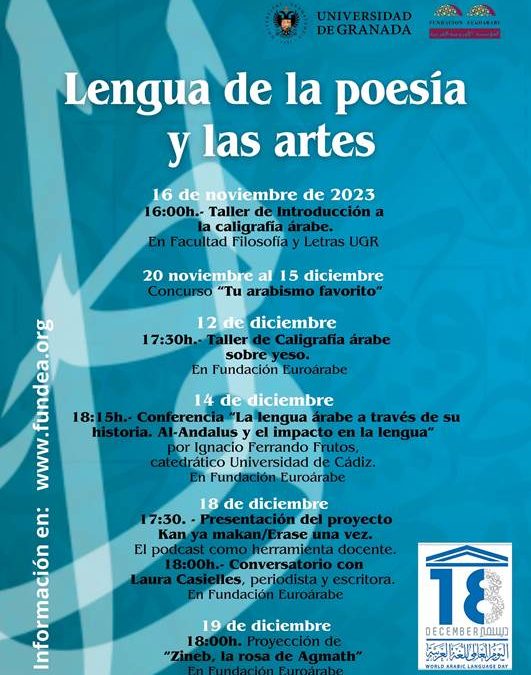 Lengua de la poesía y las artes para celebrar el Día Mundial de la Lengua Árabe