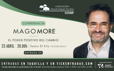 La Fundación Ricardo Delgado Vizcaíno presenta la conferencia «El poder positivo del cambio» de Mago More