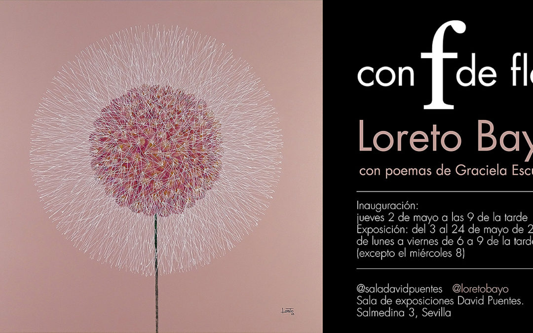 La sala David Puentes acoge la exposición «Con f de flor»