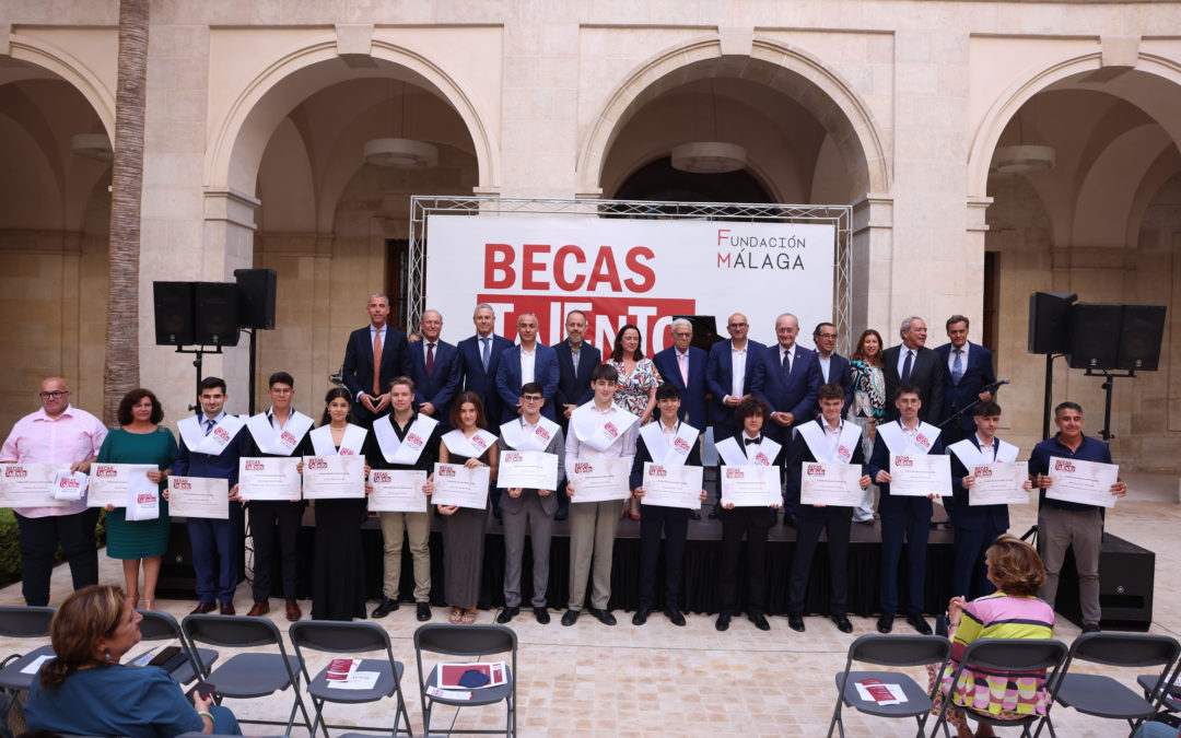 15 jóvenes talentos malagueños se formarán en los centros más prestigiosos del mundo gracias a las Becas Talento Fundación Málaga