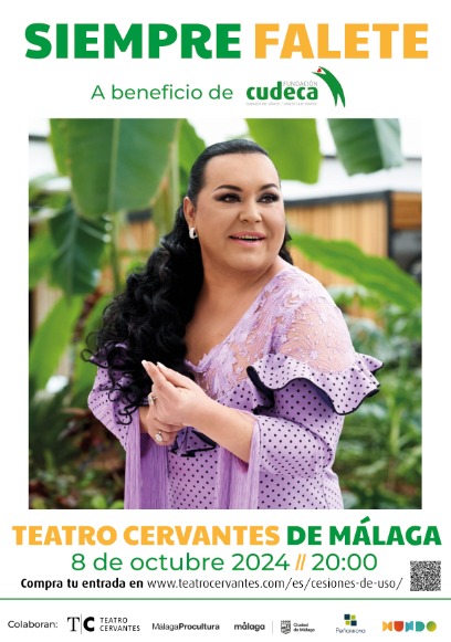 La Fundación Cudeca presenta el concierto benéfico de  Falete, en el Teatro Cervantes de Málaga