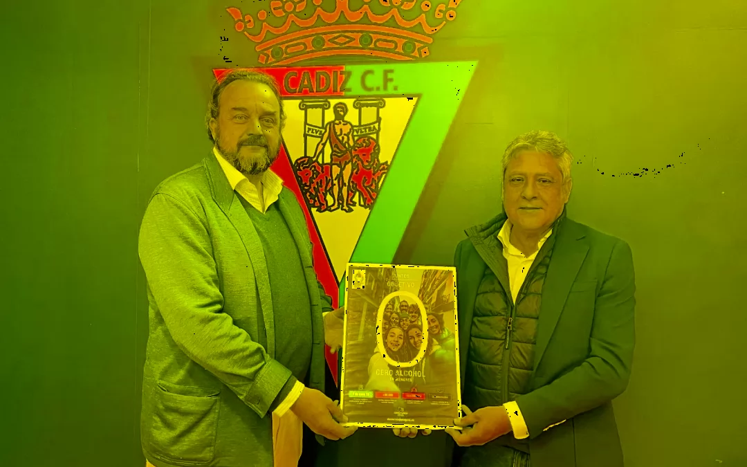 Cádiz CF Fundación se une a la labor de la Federación Española de Espirituosos para prevenir el consumo de alcohol en menores de edad