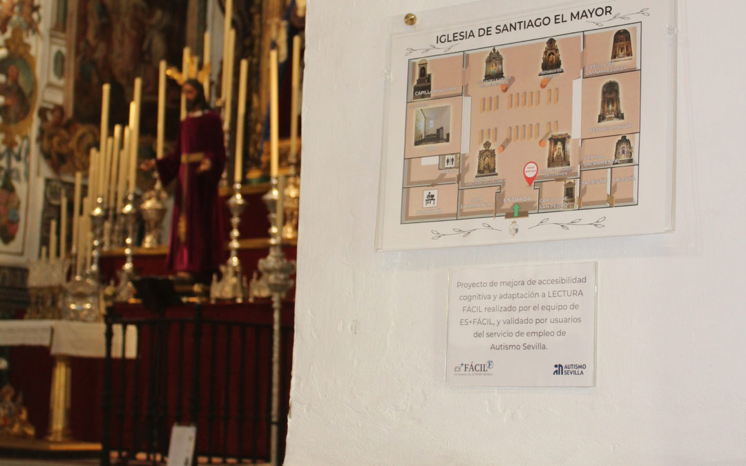 La Hermandad de la Redención y Autismo Sevilla hacen de la Iglesia de Santiago la primera de Sevilla accesible cognitivamente