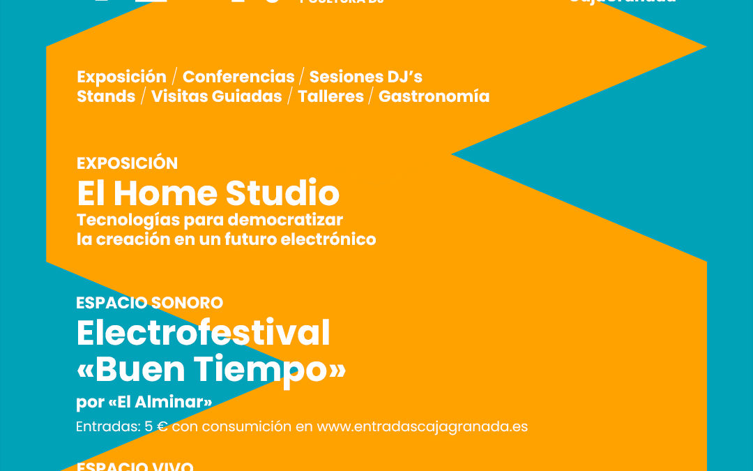 Espacio Caja Sonora presenta la nueva Exposición «El Home Studio: tecnologías para democratizar la creación en un futuro electrónico» en el Centro Cultural CajaGranada