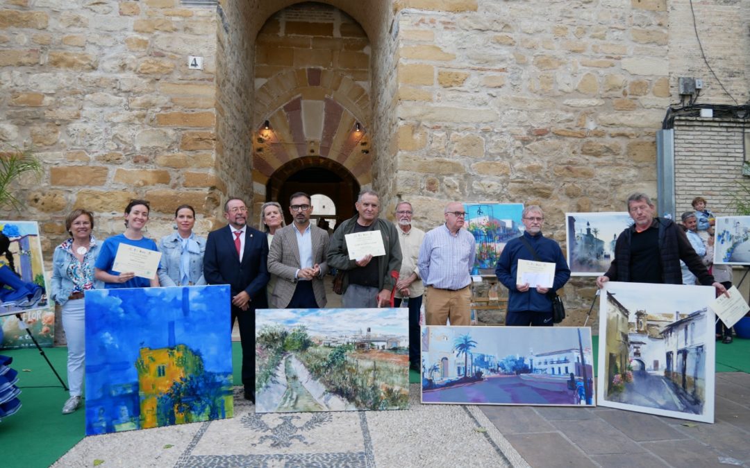 La Fundación Caja Rural de Cañete de las Torres celebra el II Concurso de Pintura Rápida al Aire Libre «Calles en Flor»
