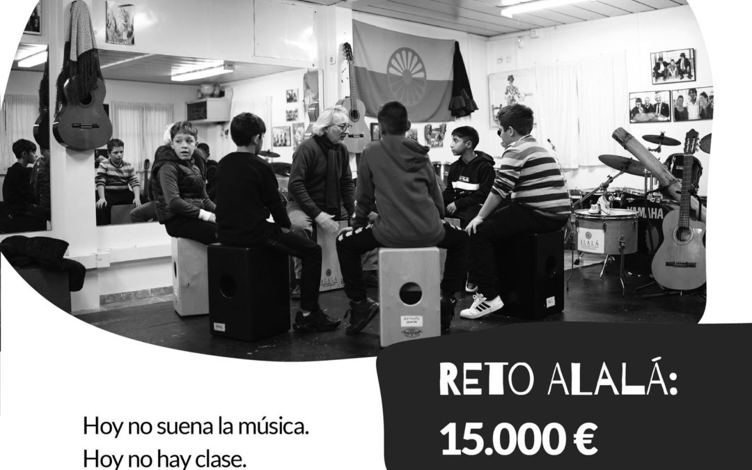 La Fundación Alalá denuncia el robo de instrumentos musicales y lanza un reto de donaciones solidarias