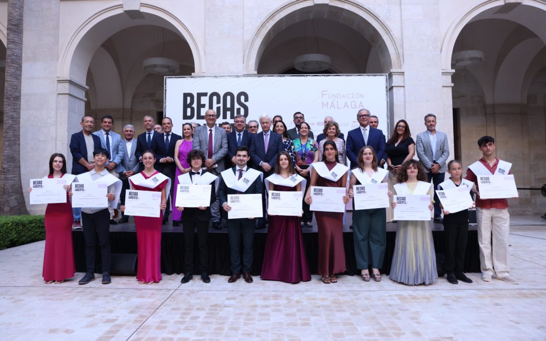 Fundación Málaga celebra la Gala de las Becas Talento 2025-2026 y reconoce a 18 jóvenes promesas de las Artes Escénicas