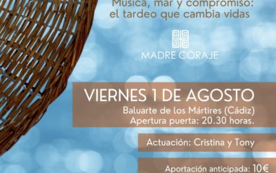 Madre Coraje Cádiz organiza su primer «Tardeo Solidario» con música, vistas al mar y compromiso social