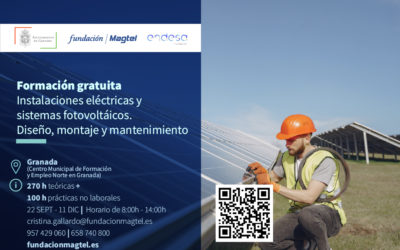 Fundación Magtel abre las inscripciones para el curso «Instalaciones eléctricas y sistemas fotovoltaicos. Diseño, montaje y mantenimiento»