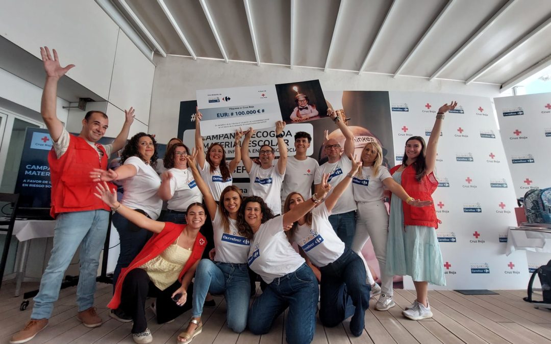Fundación Solidaridad Carrefour y Cruz Roja promueven una nueva edición de la «Vuelta al Cole Solidaria» a favor de la infancia en situación de vulnerabilidad social